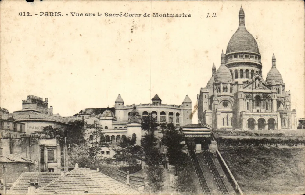 Paris — Ansicht des Sacré-Cœur von Montmartre — J.H. n° 012 - Vorderseite