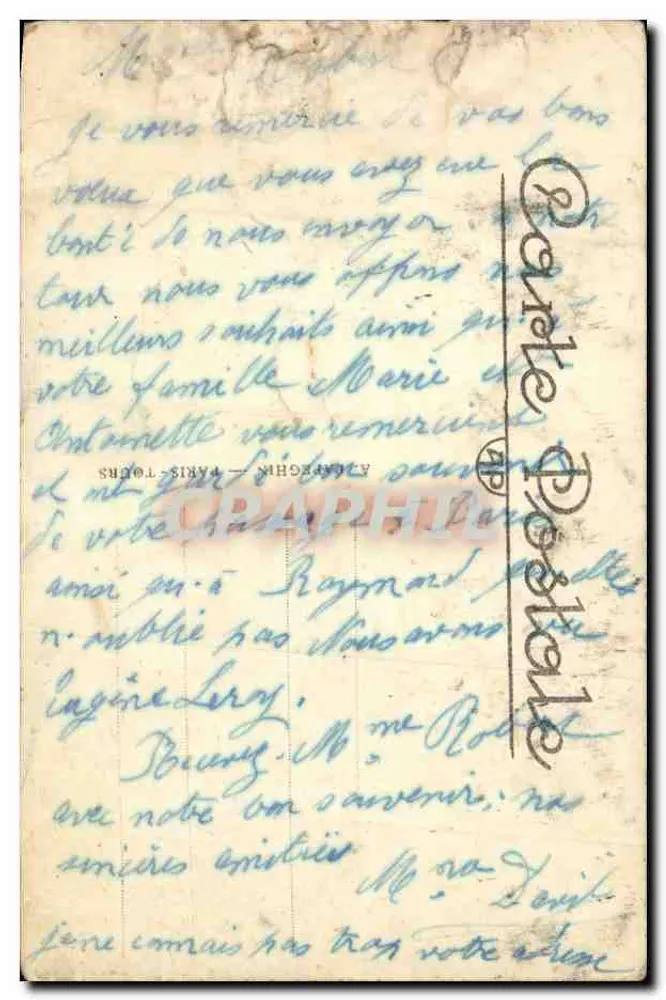 Paris — Catedral de Notre-Dame, o Pátio e o rio Sena — A.P. n°296 - Verso