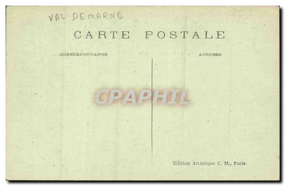 Vincennes — Kapitelle und Wasserspeier der Kapelle des Forts — C.M. n°98 - Rückseite