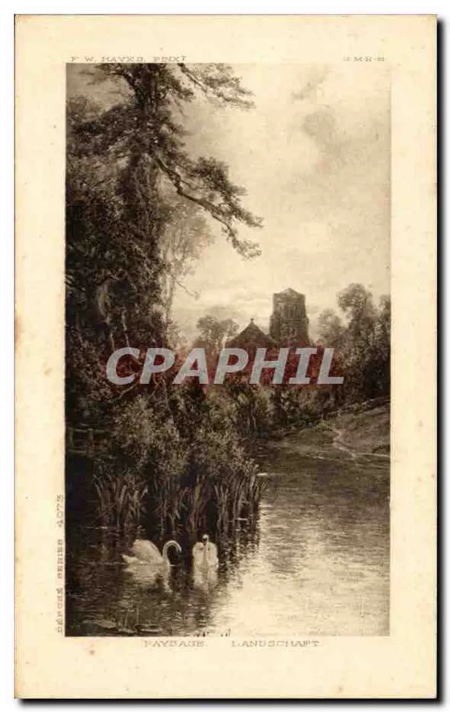 Landschaft — Landschaft — F. W. Hayes, Malerei - Vorderseite
