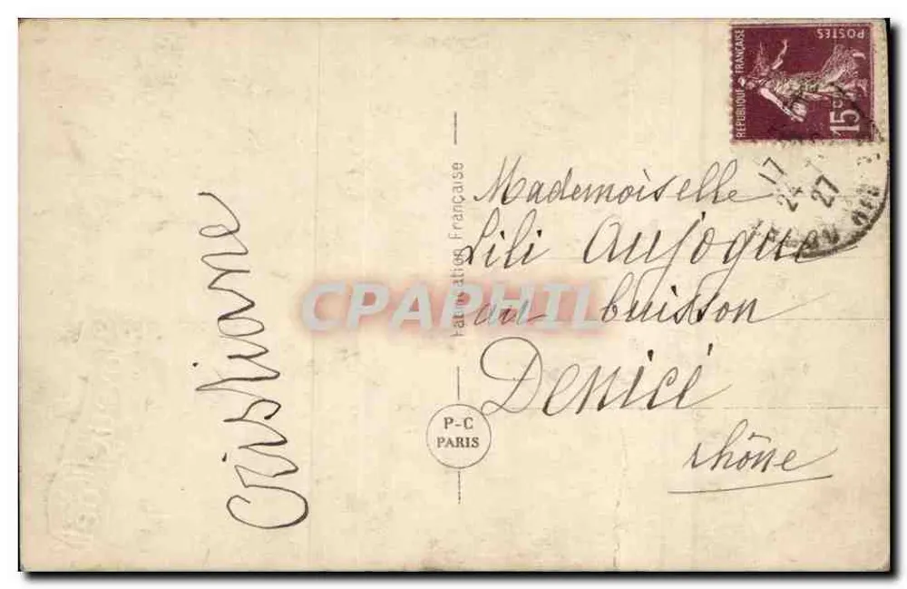 Schneeviertel — Weihnachten — PC 972 - Rückseite