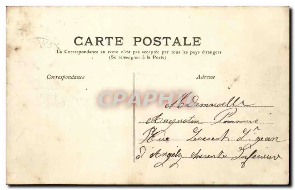 La Rochelle — Porte Royale — editor não identificado, número de série não visível - Verso