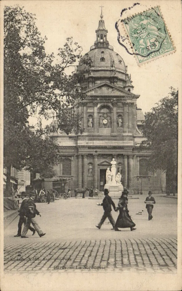 Paris — A Sorbonne — L. J. C. editor, Angoulême, Paris - Frente