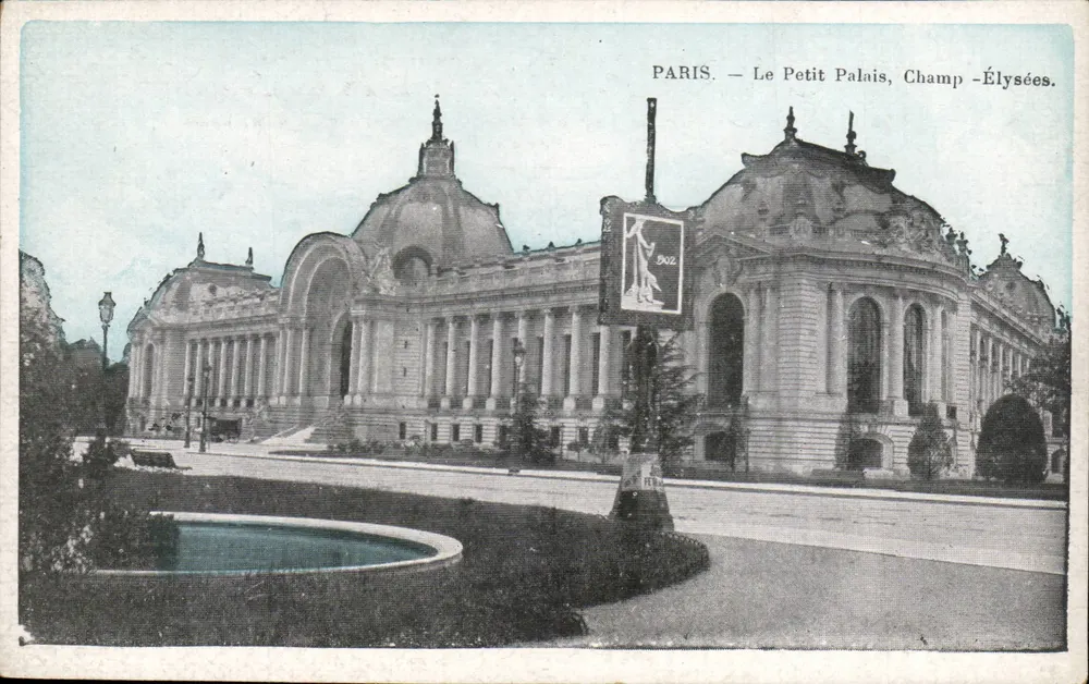 PARIS — O Pequeno Palácio, Avenida dos Campos Elísios — editor '902' - Frente