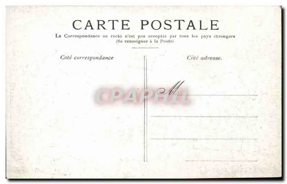 PARIS — O Pequeno Palácio, Avenida dos Campos Elísios — editor '902' - Verso