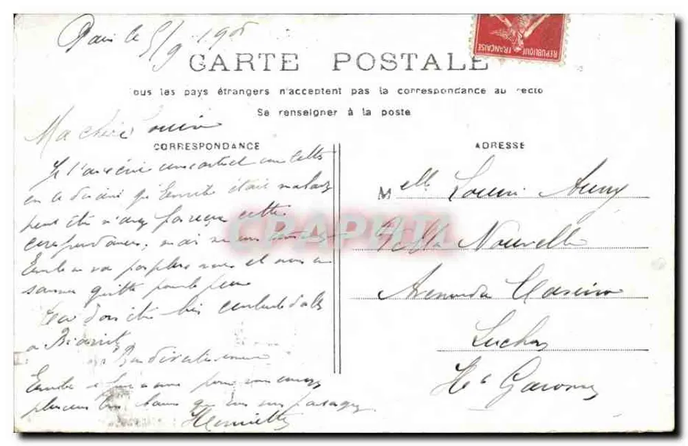 Paris - Coluna Vendôme — vista da coluna com estátua no topo, editor não visível - Verso