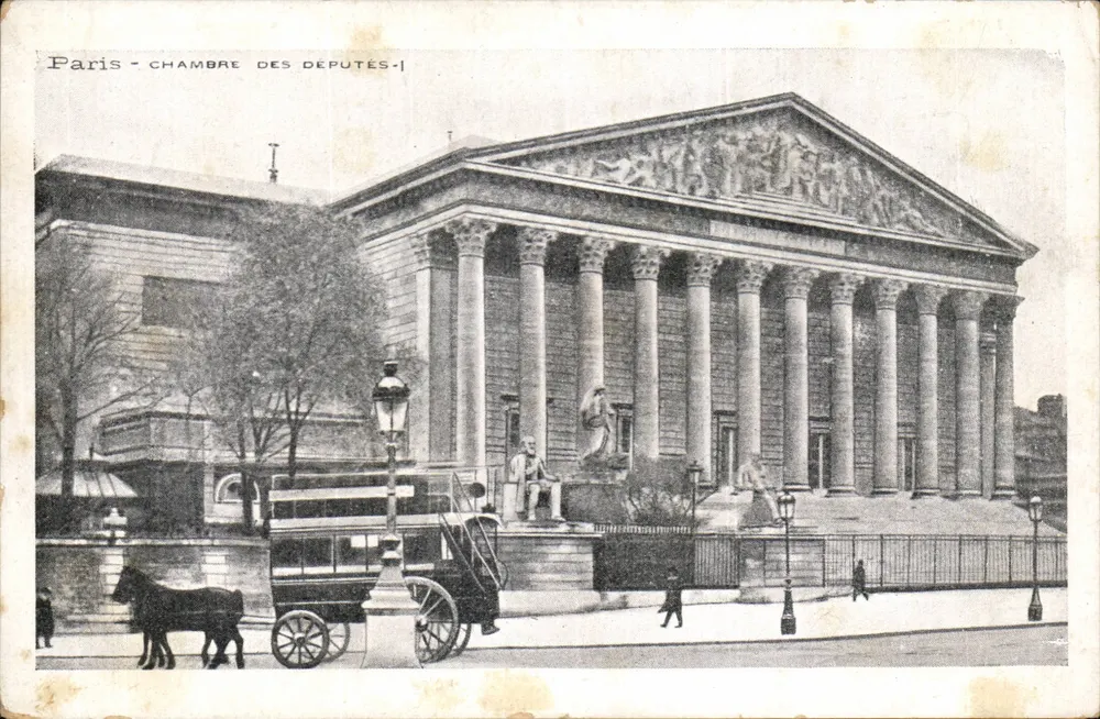 Parigi - Camera dei Deputati — vista architettonica — editore non visibile - Recto