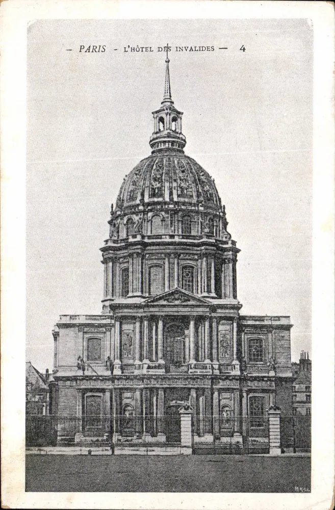 Paryż - Hôtel des Invalides — 4 — M.R.S.L. - Awers