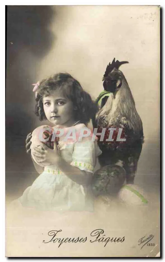Fauvrelle — Frohe Ostern — n°1333 - Vorderseite