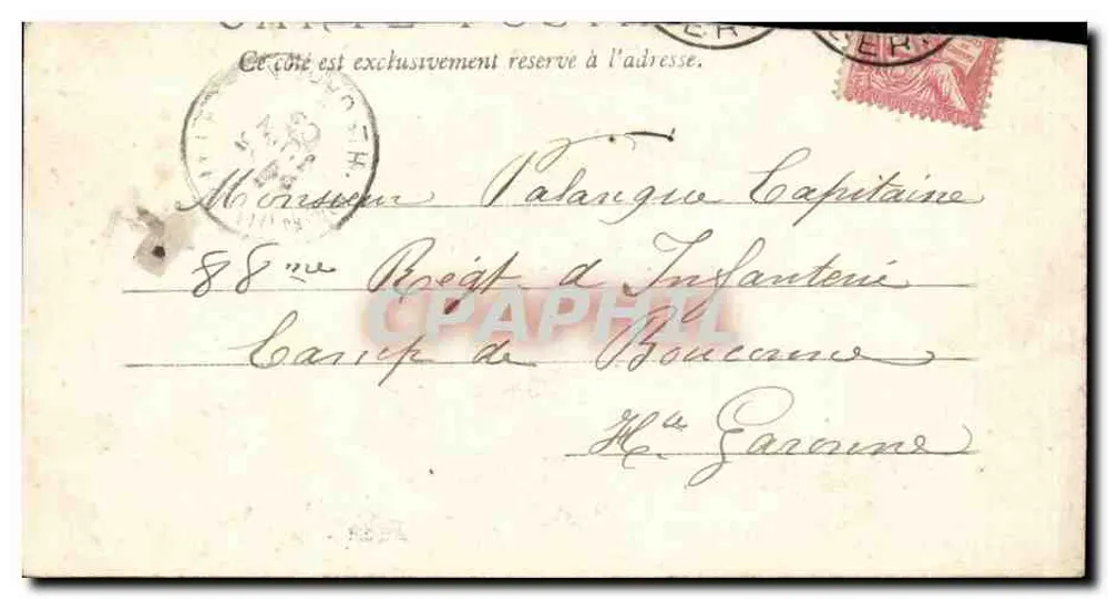 Auch — Ansicht Treppen und Kathedrale — J. Tapie, Fotografie, Verlag, Auch - Rückseite