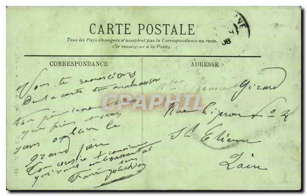 Annecy — A Rampe do Castelo — LL. - Verso