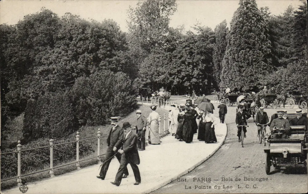 Paris - Bois de Boulogne - La Pointe du Lac — L.C.C. - Vorderseite