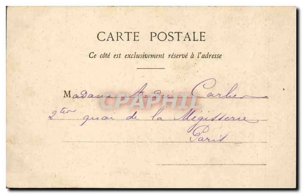 Paris - A Nova Sorbonne — editor desconhecido, n° 93 - Verso