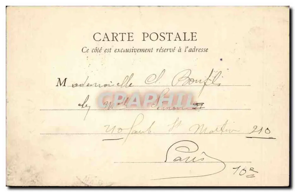 PARIS — Chiesa di Notre-Dame des Victoires — B. E. Paris, n°143 - Verso