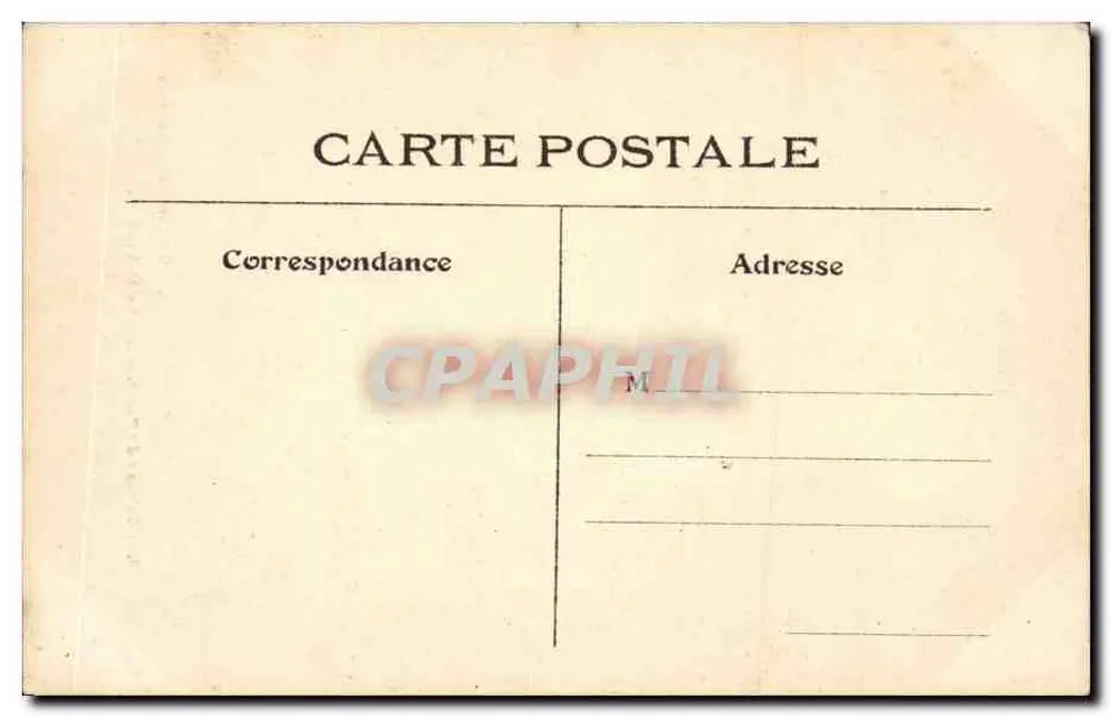 Igreja de São Agostinho — Paris — L. J. & Cie, editora, Angoulême-Paris — n°59 - Verso