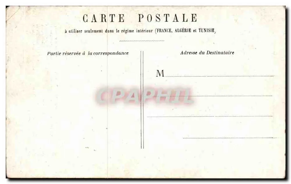 Neuer Kuss — Liebesgedicht — Französische Ansichtskarte - Rückseite