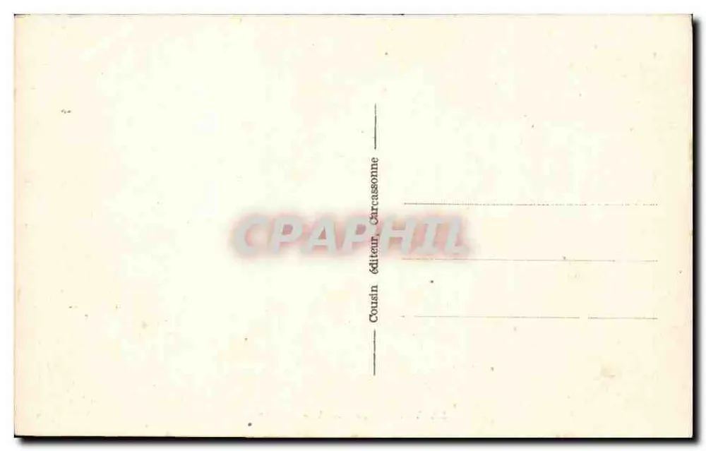 La Tourette — Vista geral — Cousin, Carcassonne - Verso