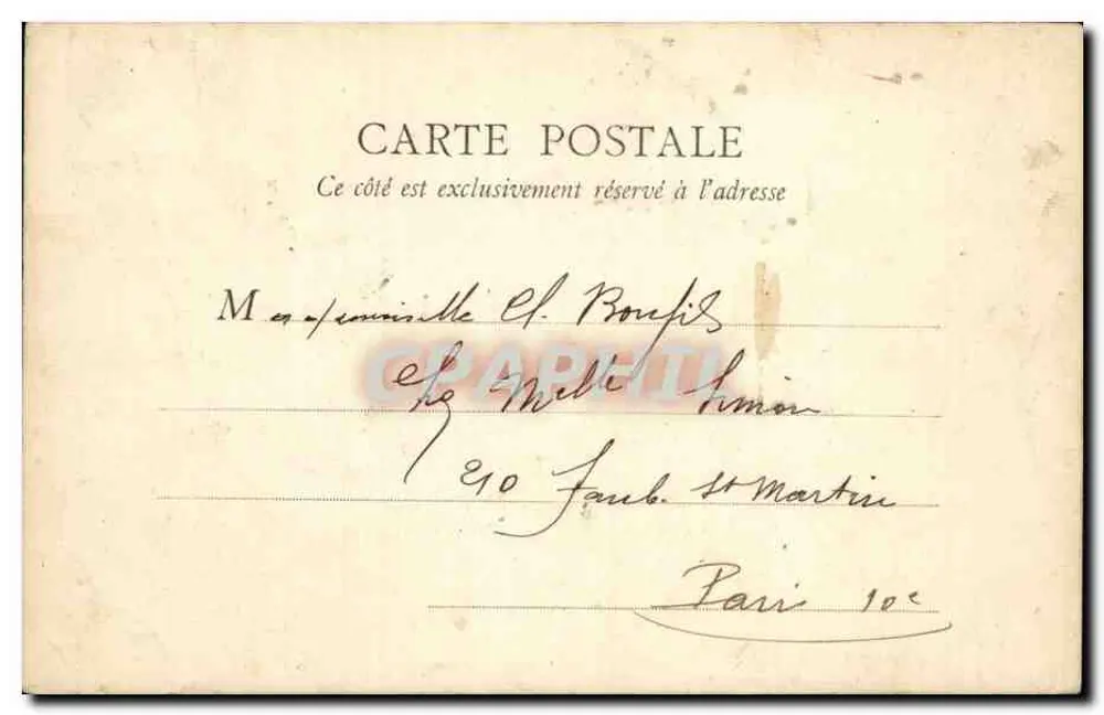 PARIS — Estátua de Luís XIII — La. E. Pagan, n° 143 - Verso