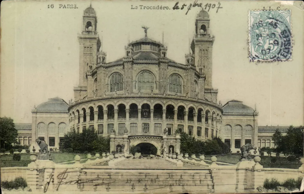 O Trocadéro — Paris — J.L.C. n°16 - Frente