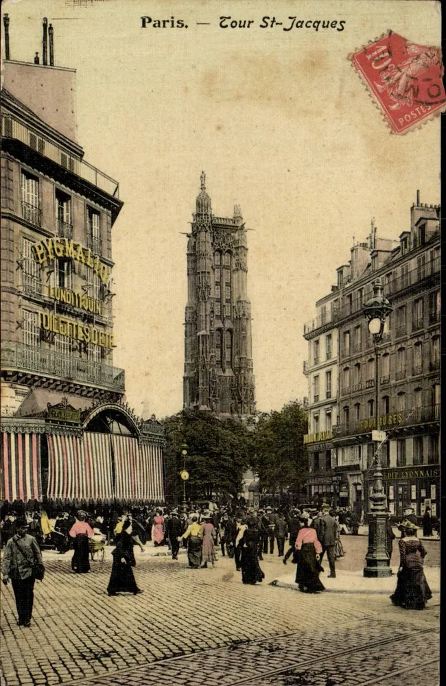 Parigi — Torre St-Jacques — Editore: Turino - Recto