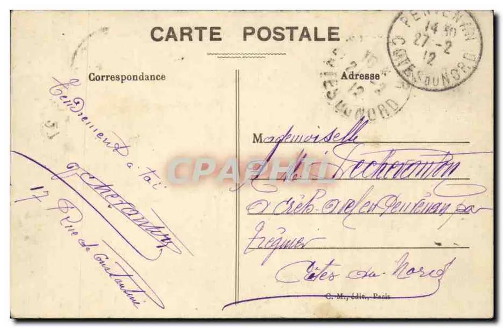 Paris - O Grande Palácio dos Campos-Élysées — C. M., editor, Paris, n°10 - Verso