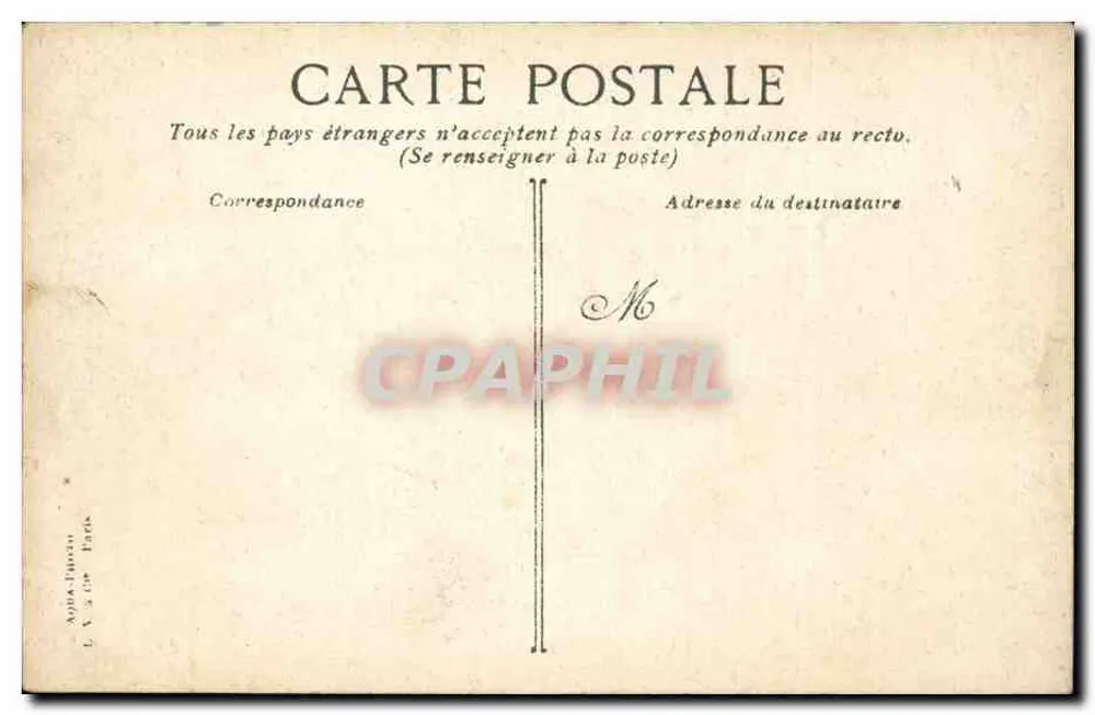 Paris — intersection de la rue Lafayette et de la rue Cadet — éditeur A. V. à Paris, n° 84 - Verso