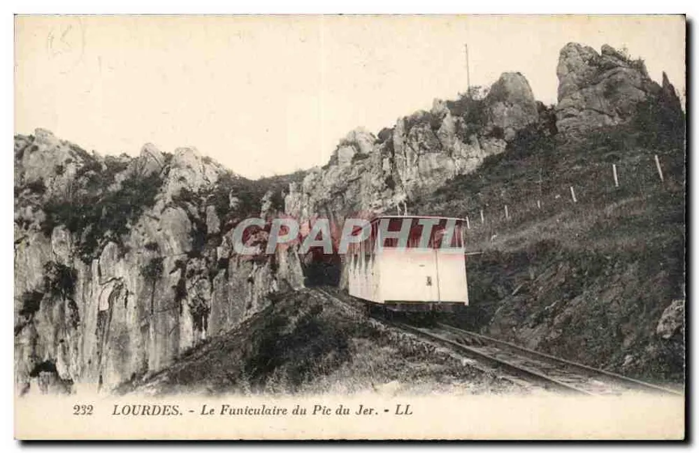 Lourdes - O Funicular do Pic du Jer - LL - Frente