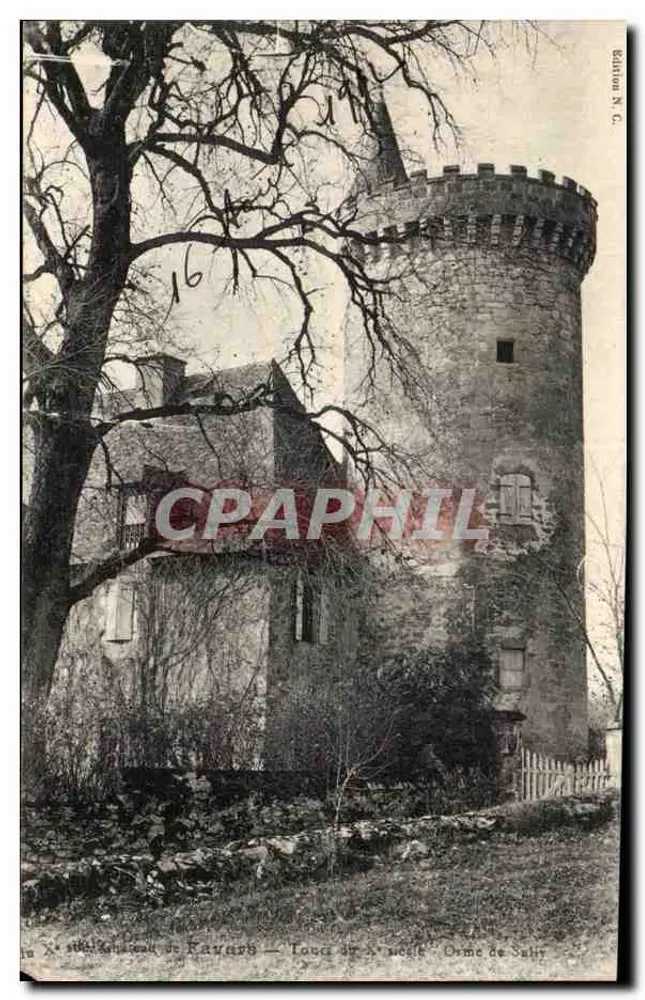 Castelo de Kavarès — Torre da légè — Carvalho de Saliy — Edição N. C. - Frente