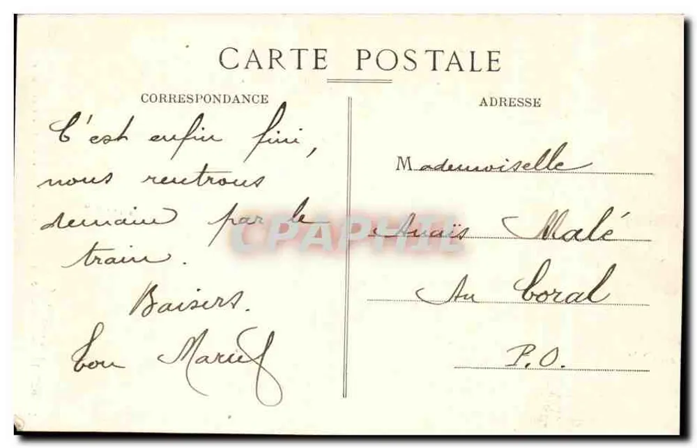 Castelo de Kavarès — Torre da légè — Carvalho de Saliy — Edição N. C. - Verso