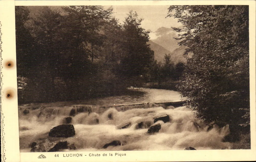 Luchon - Queda da Pique — editor Luchon, n° 44 - Frente