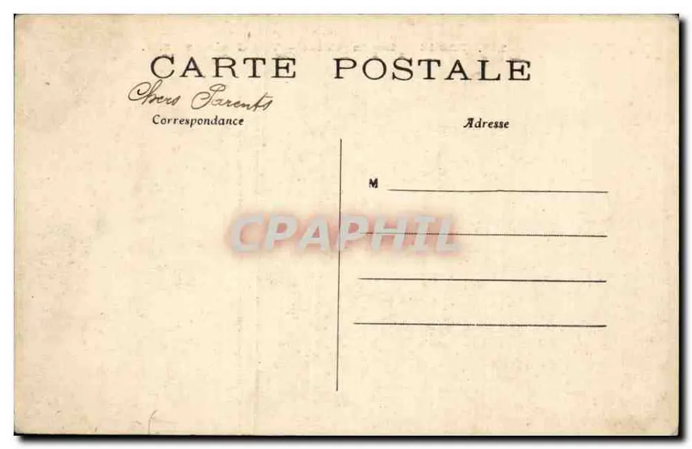 Paris — Les Invalides — Vista Geral — C.M. — n° 262 - Verso