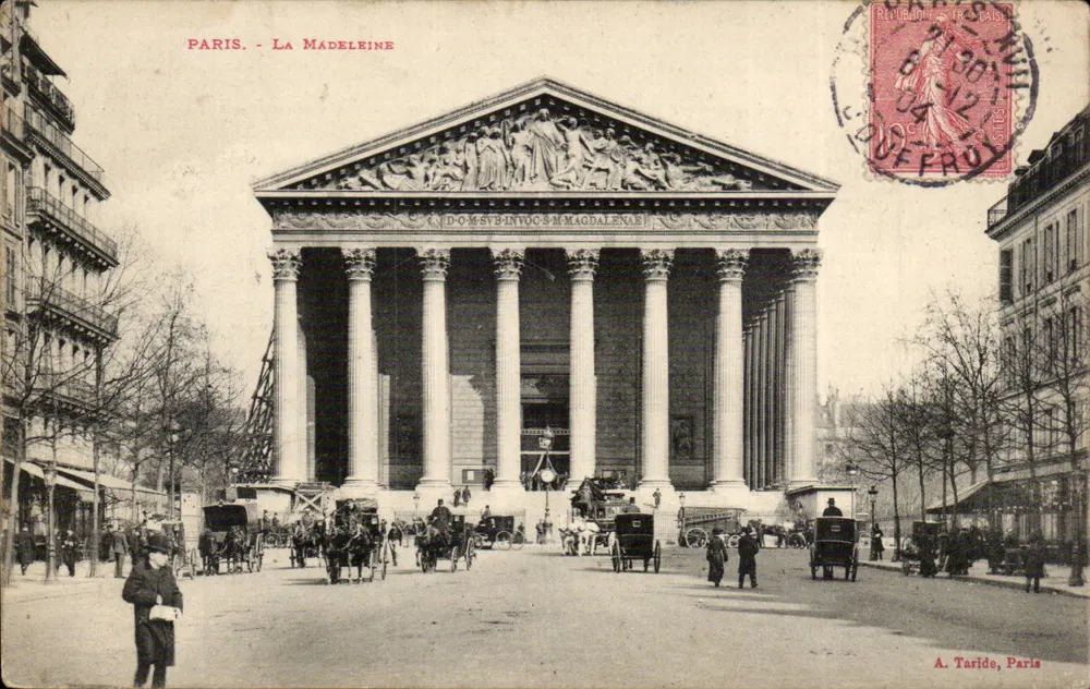 Paris - A Madeleine — editor A. Taride, Paris - Frente