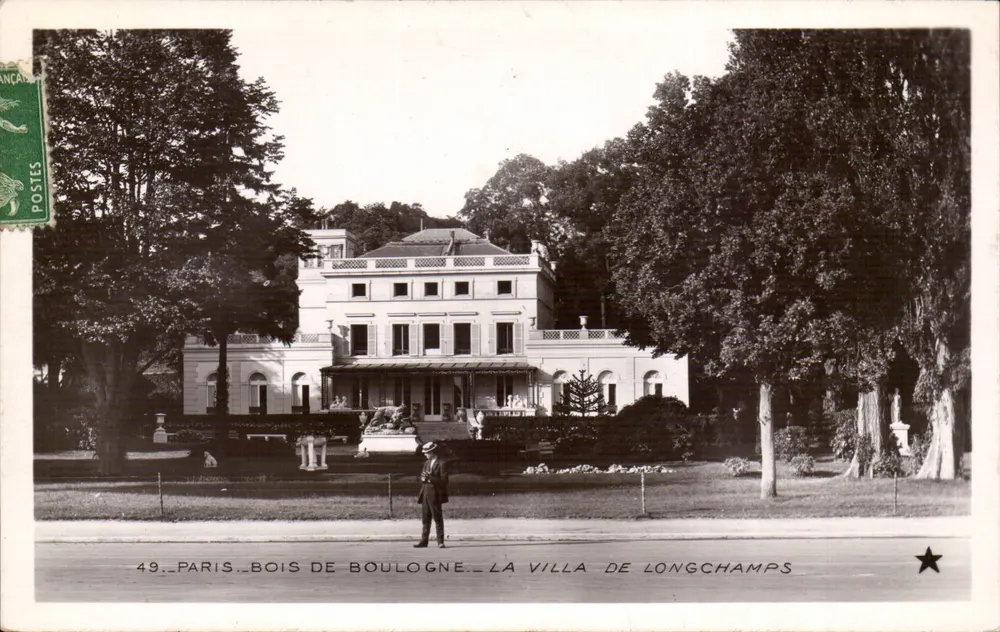 Paris - Bois de Boulogne - La Villa de Longchamps — Verlag 'ANCA POSTES', Nr. 49 - Vorderseite