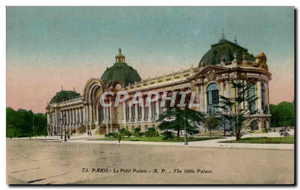 Paris - O Pequeno Palácio - A. P. - The little Palace - Frente