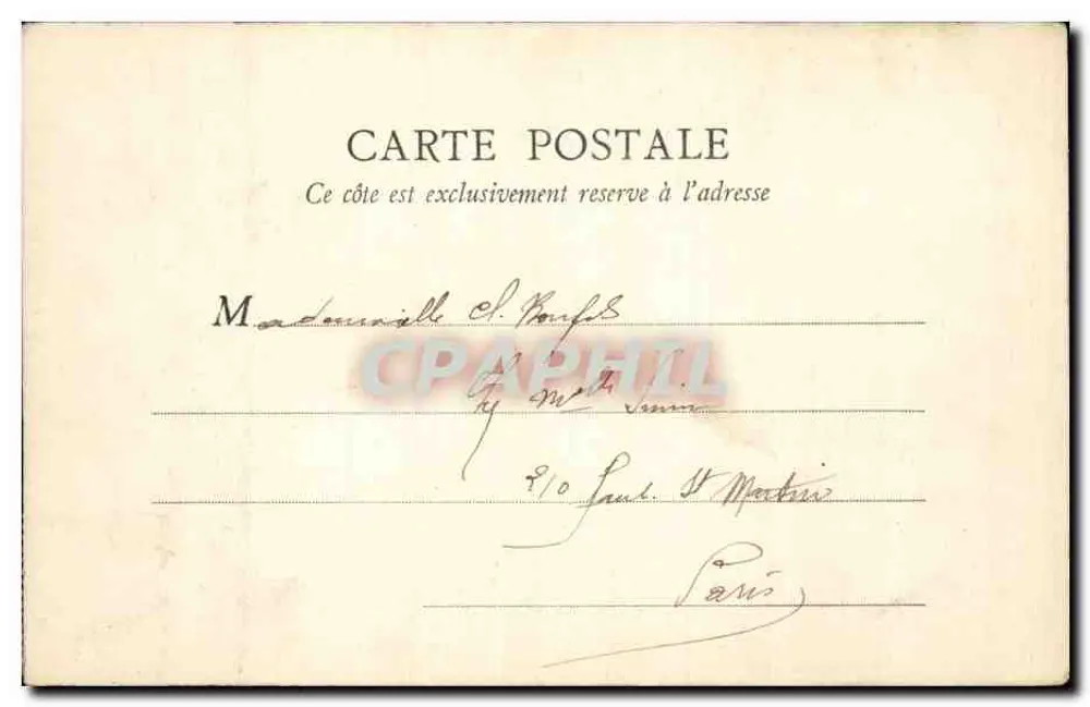 Paris — Lac et Rocher des Buttes-Chaumont — B.F. Paris n°131 - Verso