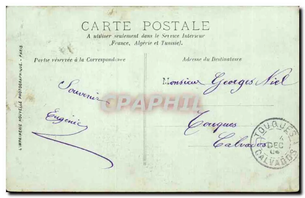 Paris — La Rue Soufflot et le Panthéon — LL. — n°163 - Verso