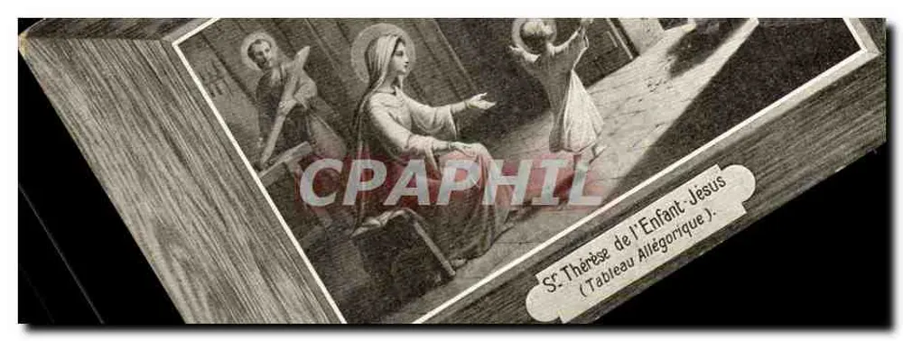 Sainte Thérèse de l'Enfant-Jésus — Tableau allégorique — Carmel de Lisieux - Recto