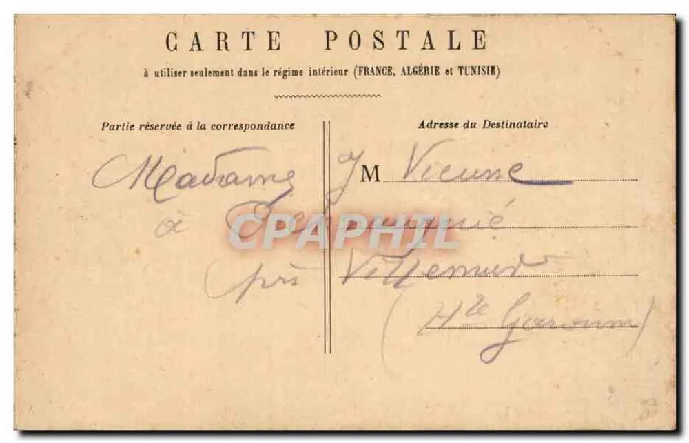 Paris - Theater der Französischen Komödie — Verlag nicht sichtbar, Seriennummer nicht lesbar - Rückseite