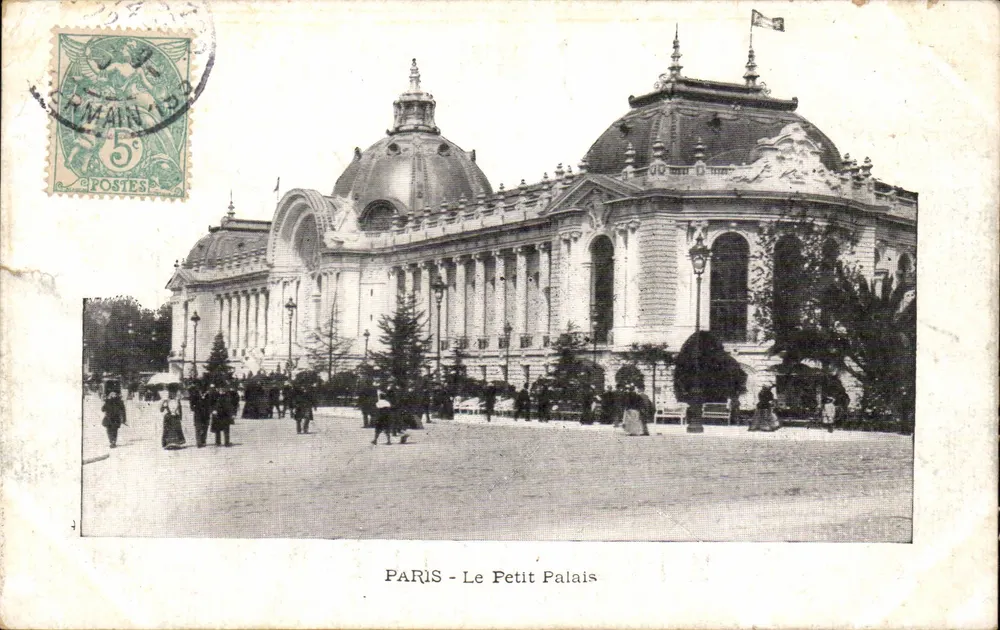 PARIS - O Pequeno Palácio — vista arquitetônica — editor não identificado - Frente