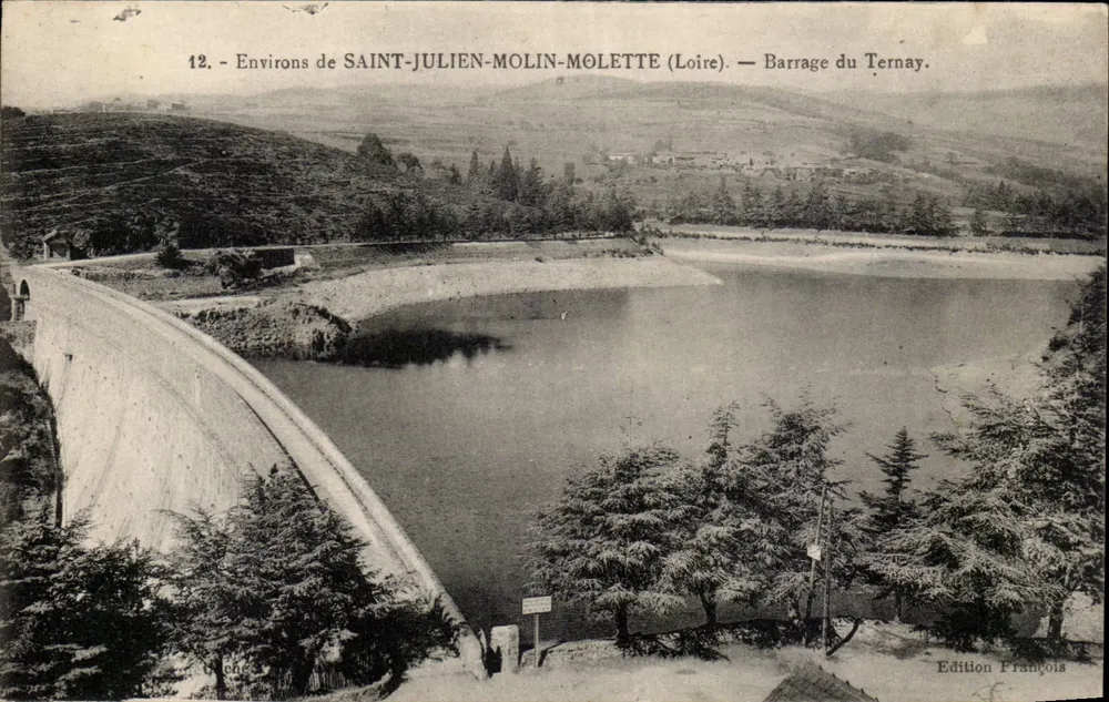 Omgeving van SAINT-JULIEN-MOLIN-MOLETTE (Loire) — Dijk van Ternay — Uitgave François - Voorkant