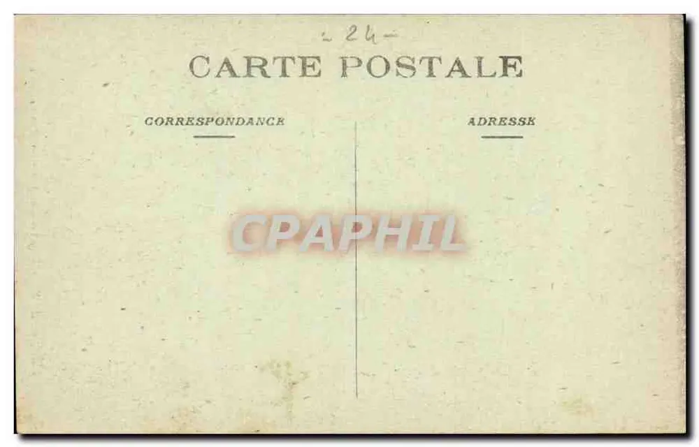 Périgueux — Estátua do Geral Daumesnil — editor não identificado - Verso