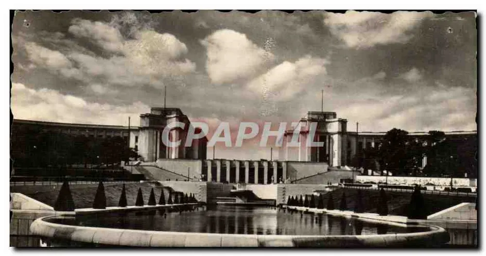 Le palais de Chaillot vu des jardins — Paris — Éditeur : Paris et ses merveilles, n° 310 - Recto