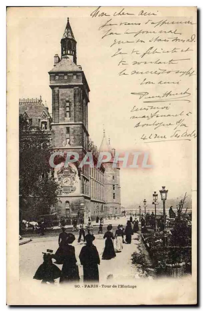 Paris - Torre da Hora — editor anônimo, n° 90 - Frente