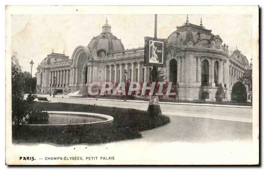 Paris — Champs-Élysées, Petit Palais - Frente