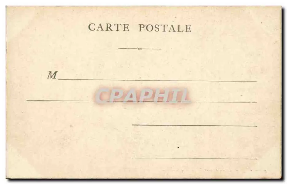 Paris — Champs-Élysées, Petit Palais - Verso