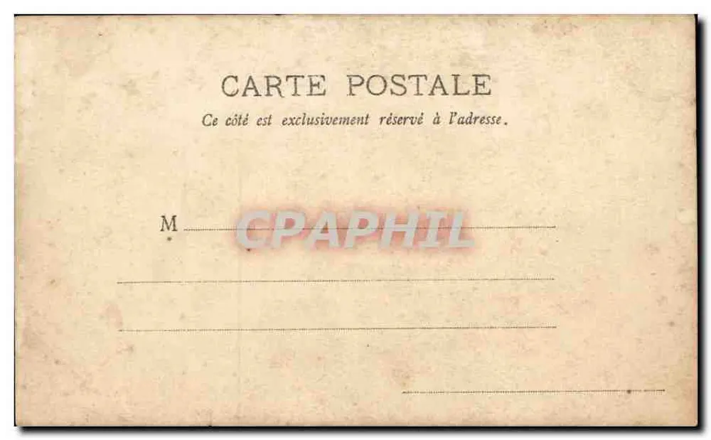 Drei Kinder — Straßenszene — A. CARRIERE PARIS - Rückseite