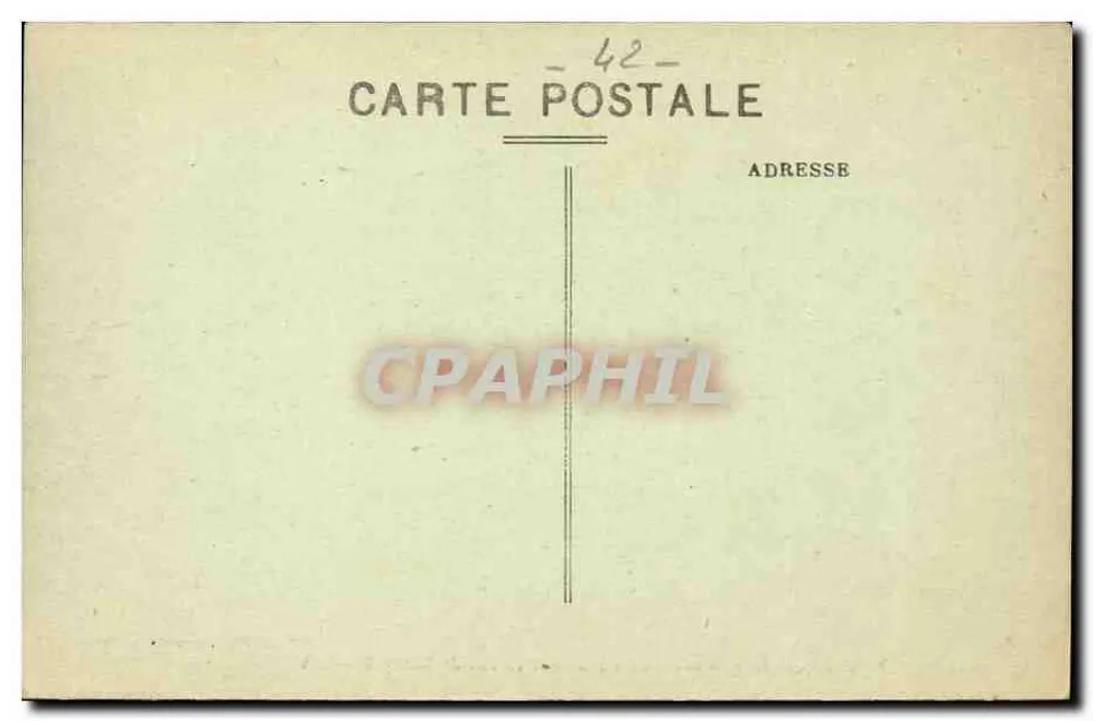 A Cascata do Barragem de Rochetaillé — Saint-Étienne — Edit. Johannès Merlat n°718 - Verso