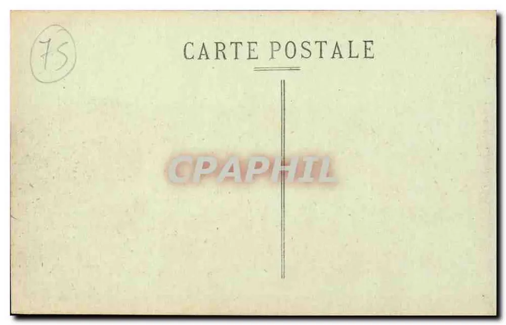 Paris - Avenue des Champs-Élysées und die Chevaux de Marly — Phototot. Marcel Delboy, Bordeaux - Rückseite