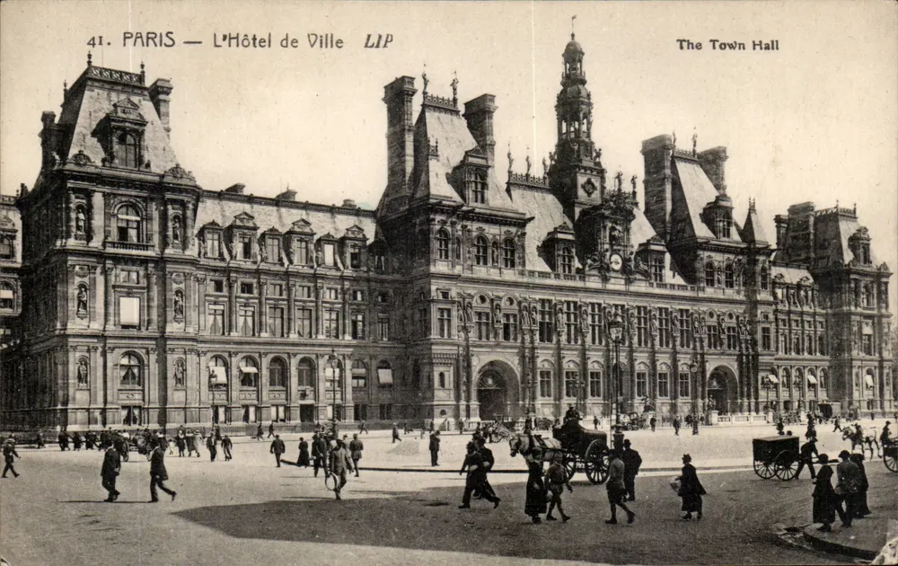 PARIGI — L'Hotel de Ville — LIP - Recto