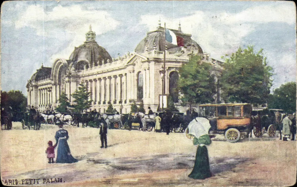 Paris. Petit Palais — vista exterior — A. Petit Palais - Frente